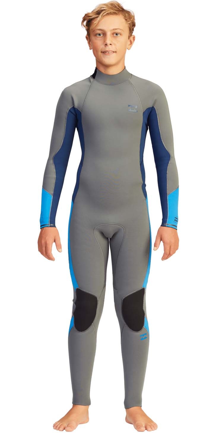 Billabong Boys Absolute 3/2mm Flatlock Back Zip Wetsuit